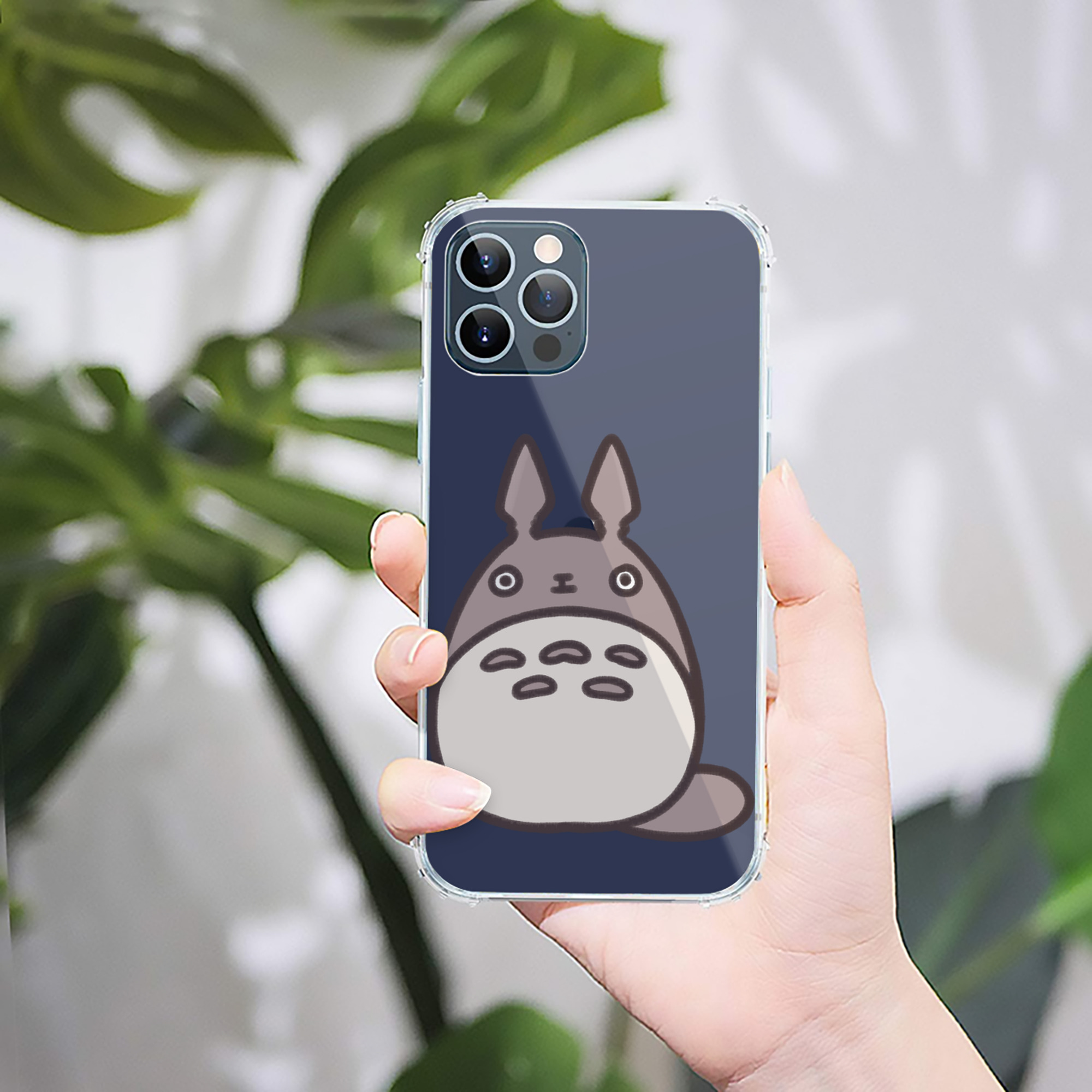 （画像用） となりのトトロ 草壁メイ 草壁サツキ My Neighbor Totoro Satsuki Kusakabe Mei Kusakabe 【iPhone 12シリーズ対応】透明スマホケース（クリアソフトケース）